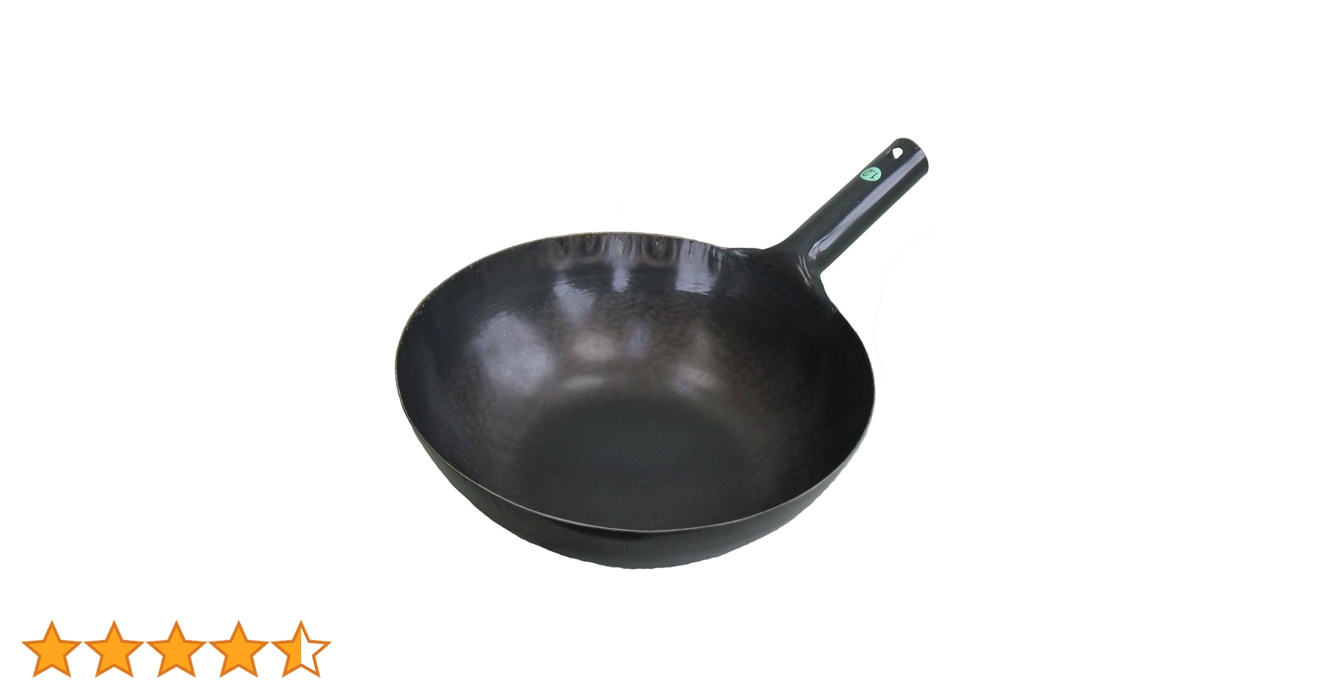 Amazon｜山田工業所 鉄製 打出片手中華鍋 30cm (板厚1.2mm